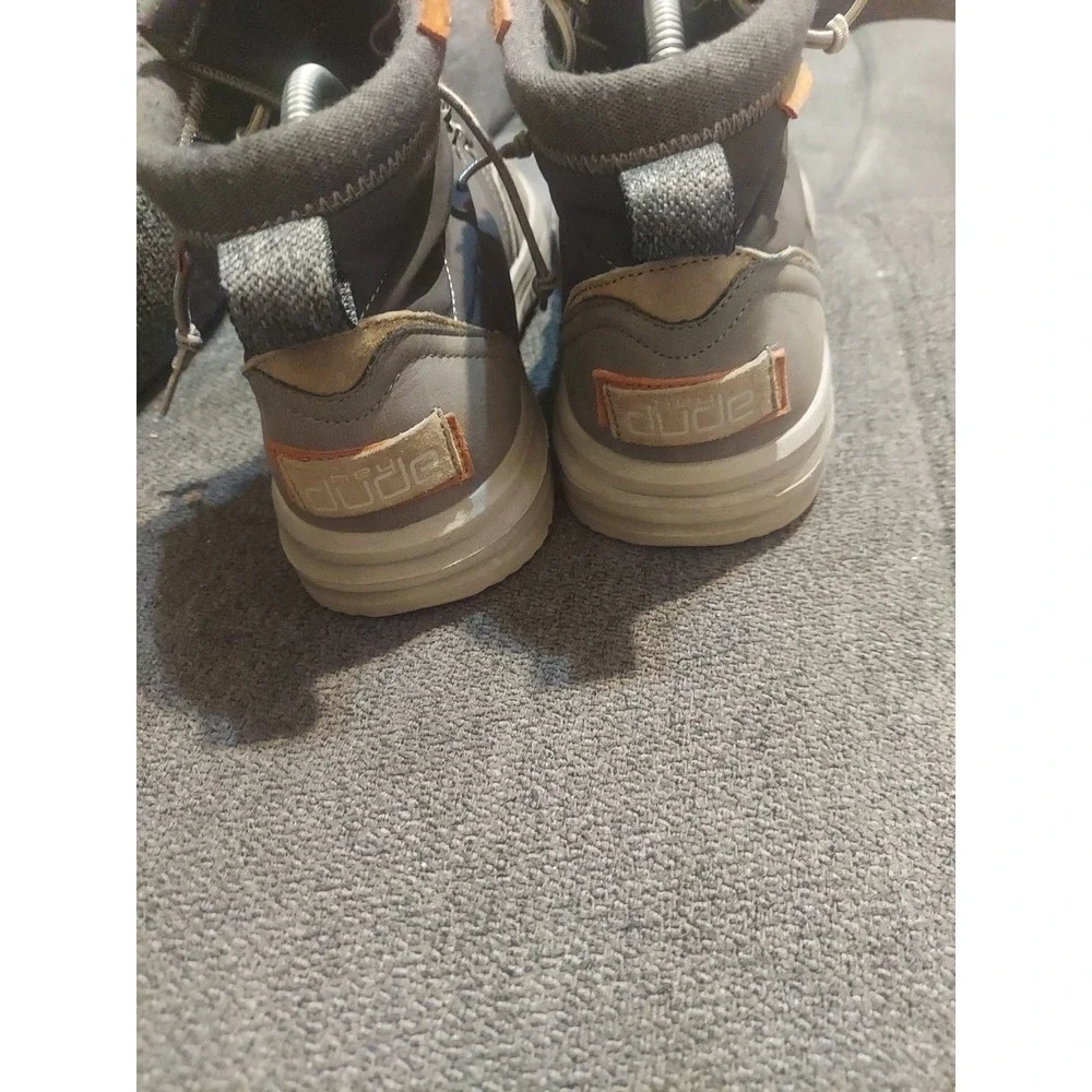 Hey Dude Charlie-Carbon Ultra Light‎ Mens Size 8 Hiking Comfort Boho Y2k Gray